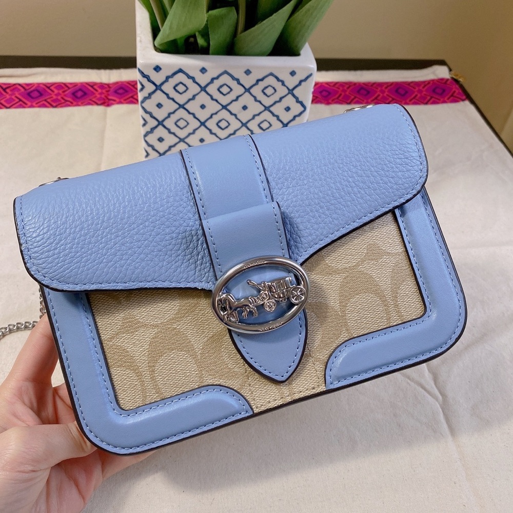 Coach Georgie Crossbody In Signature Canvas